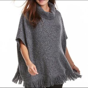 Joie Fringed Poncho